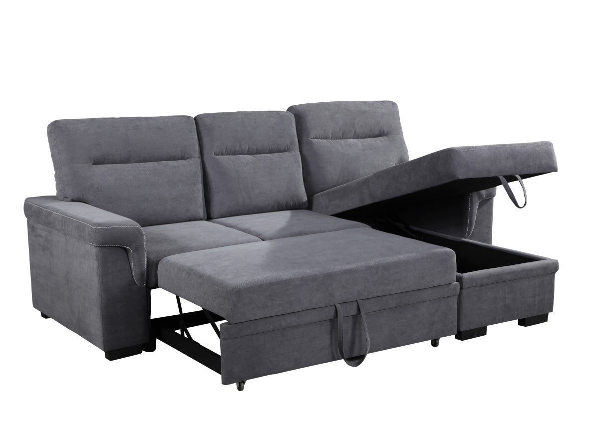 SOFA BED, LIGHT GREY