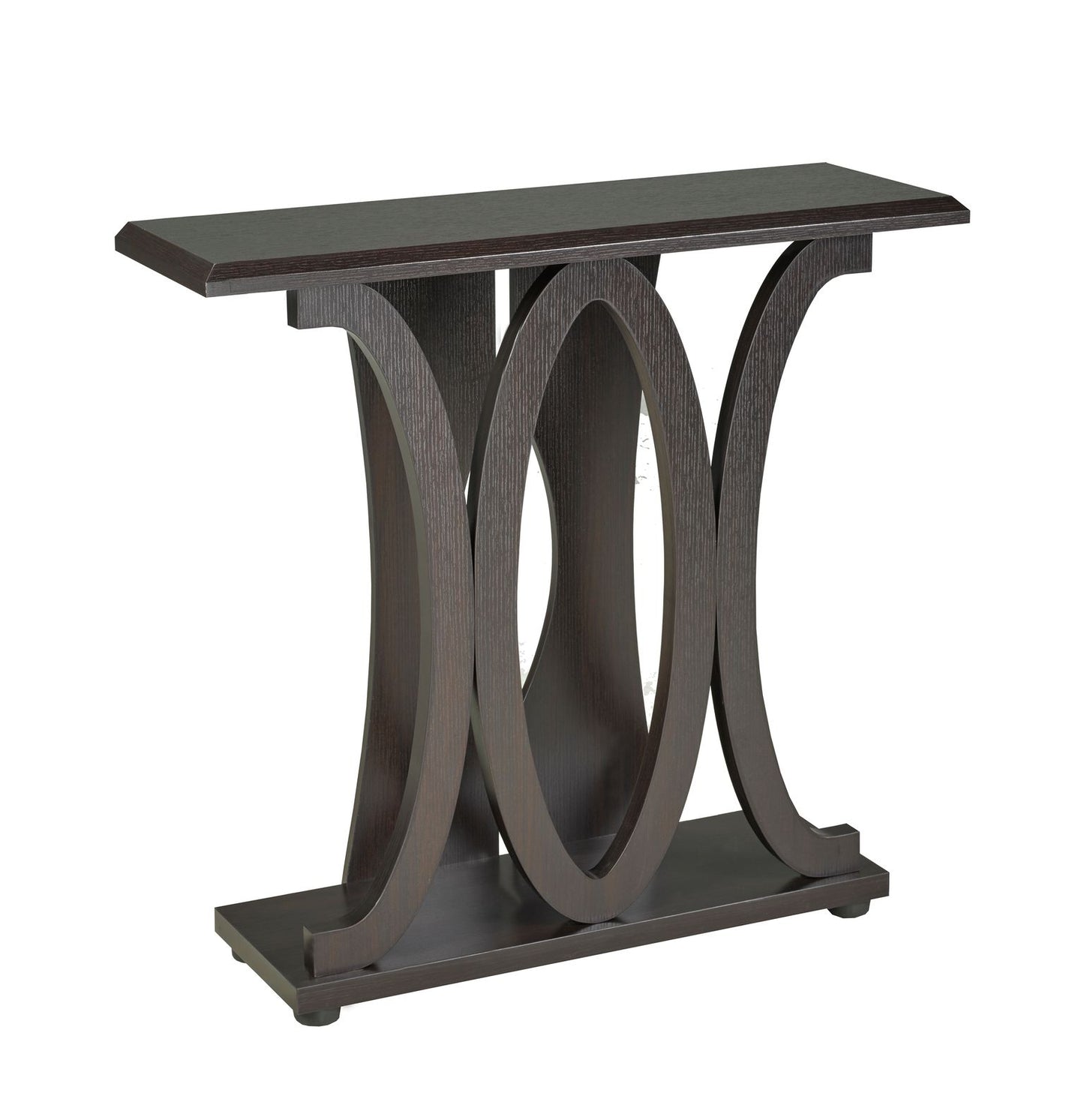 TABLE CONSOLE - CERISIER FONCÉ