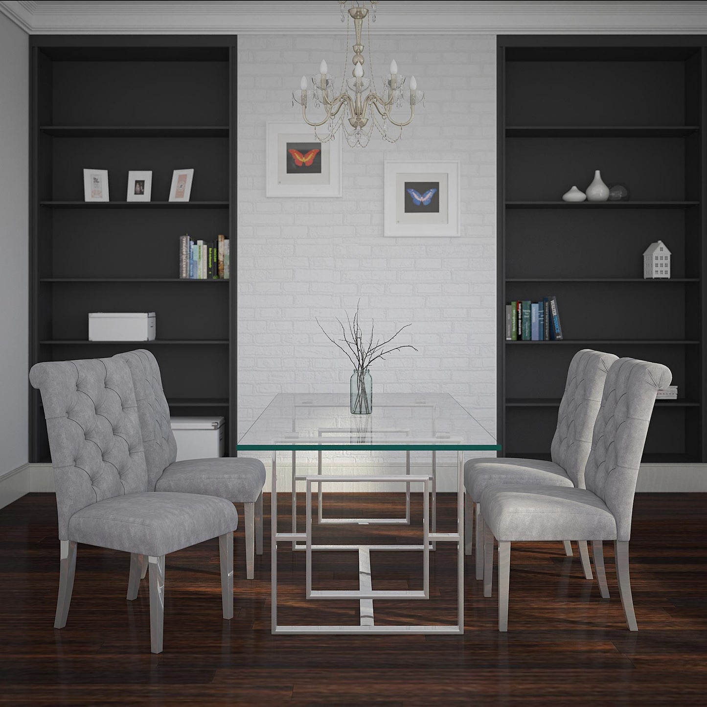Eros Rectangular Dining Table, 71" INCH
