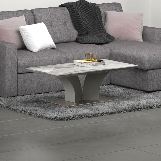 Napoli Rectangular Coffee Table in Light Grey