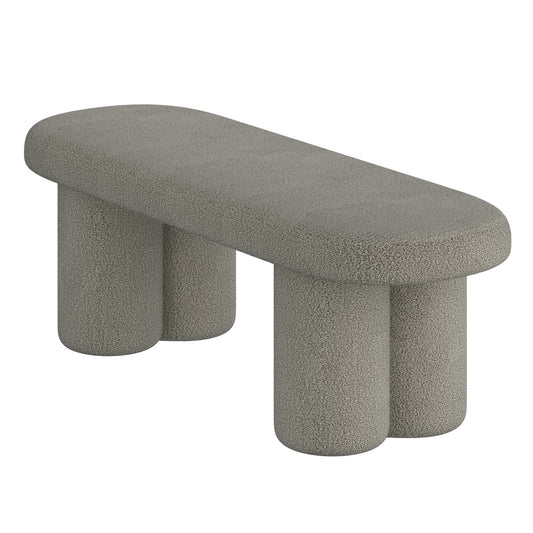Banc Azoro en Boucle Gris Chaud