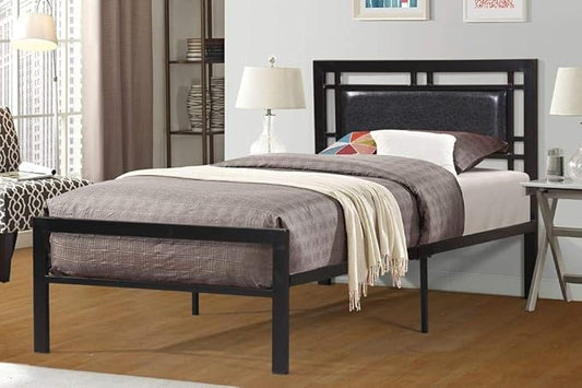 Metal Bed With Headboard