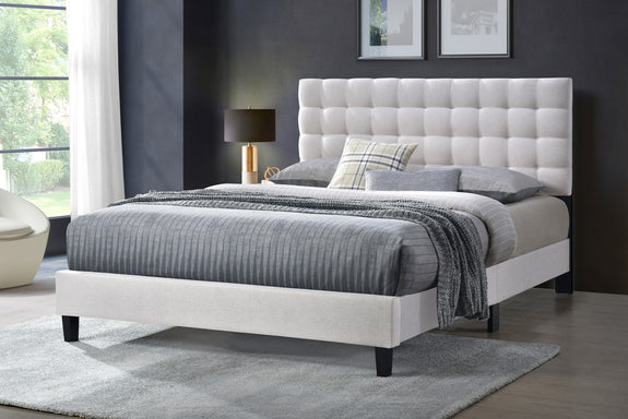 Washington Bed (Queen) (Fabric Blue)