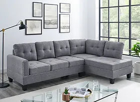 Toronto Sectional (RHF) Grey Fabric