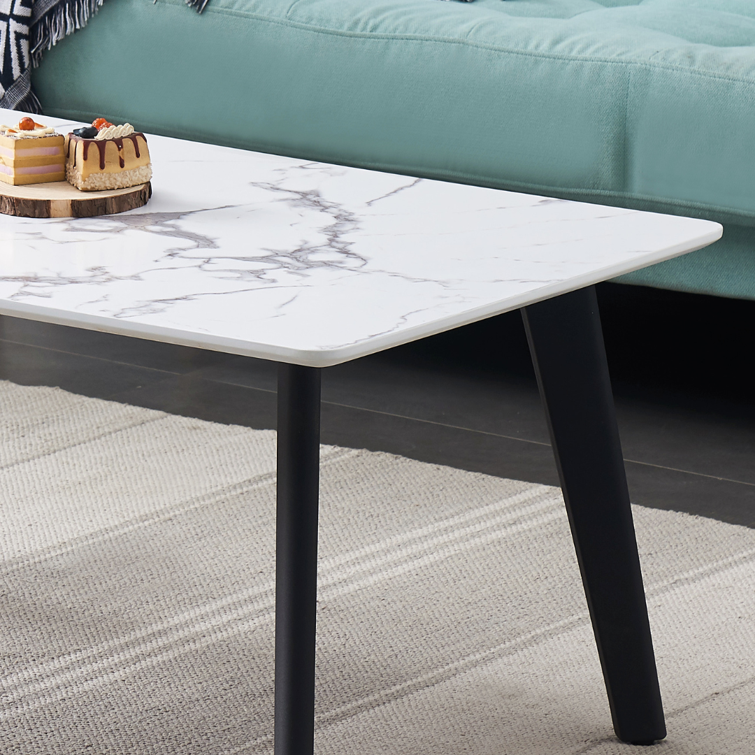 Ninja Coffee Table with Faux Marble Top