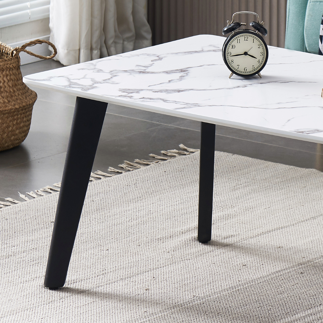 Ninja Coffee Table with Faux Marble Top
