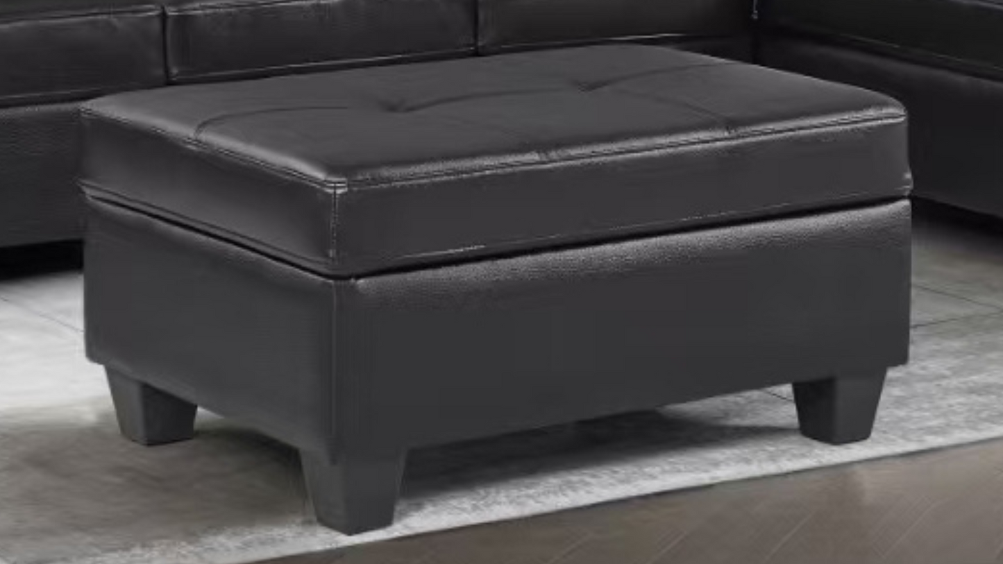 Gel University Sectional with Storage Ottoman (RHF)