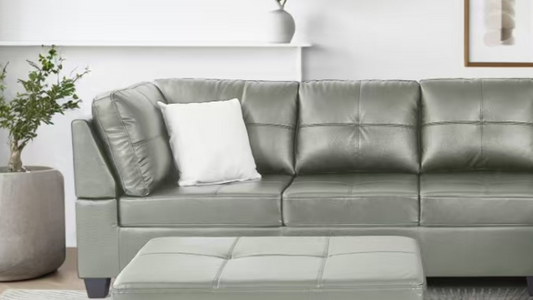 Gel University Sectional with Storage Ottoman (RHF)