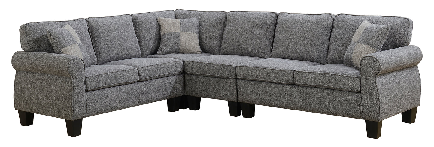 SECTIONAL - GREY