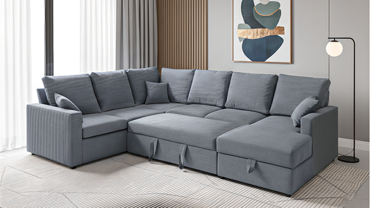 NEST SOFA SECTIONAL PULLOUT BED WITH STORAGE