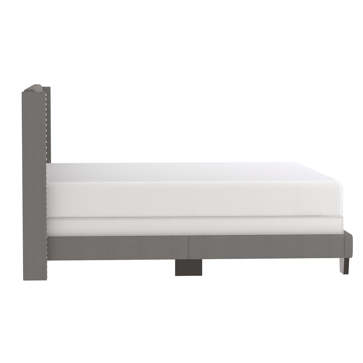 Gunner 78" King Bed in Light Grey