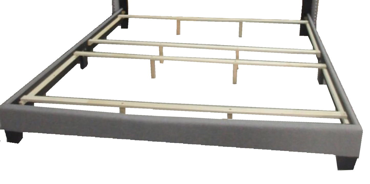 Gunner 78" King Bed in Light Grey