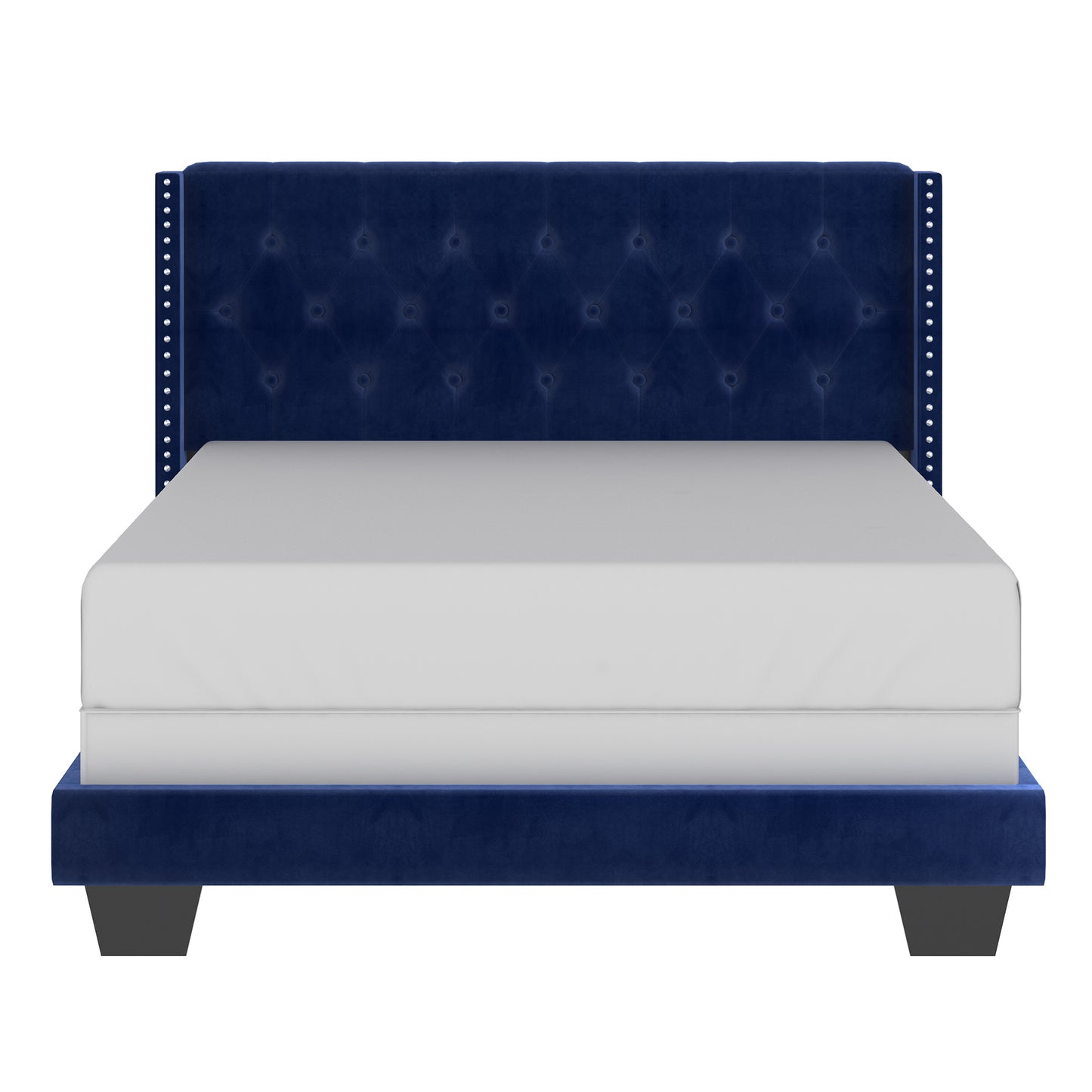 Gunner 60" Queen Bed in Blue