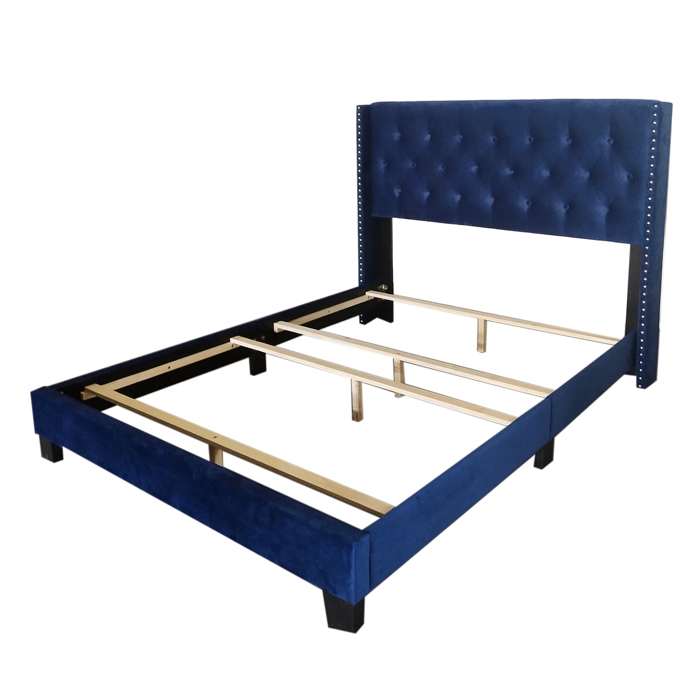 Gunner 60" Queen Bed in Blue