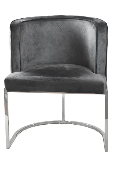 Chaise de salle à manger Honeycomb gris foncé