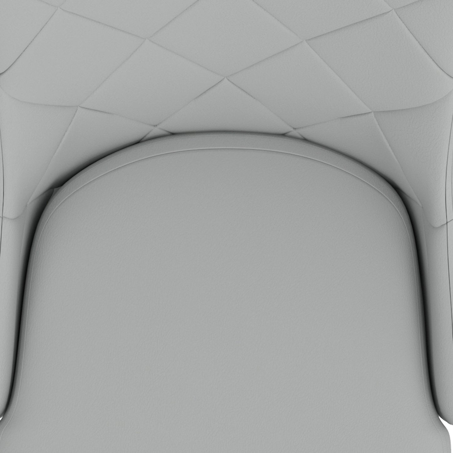 Devo Side Chair in Light Grey and Chrome (Each)