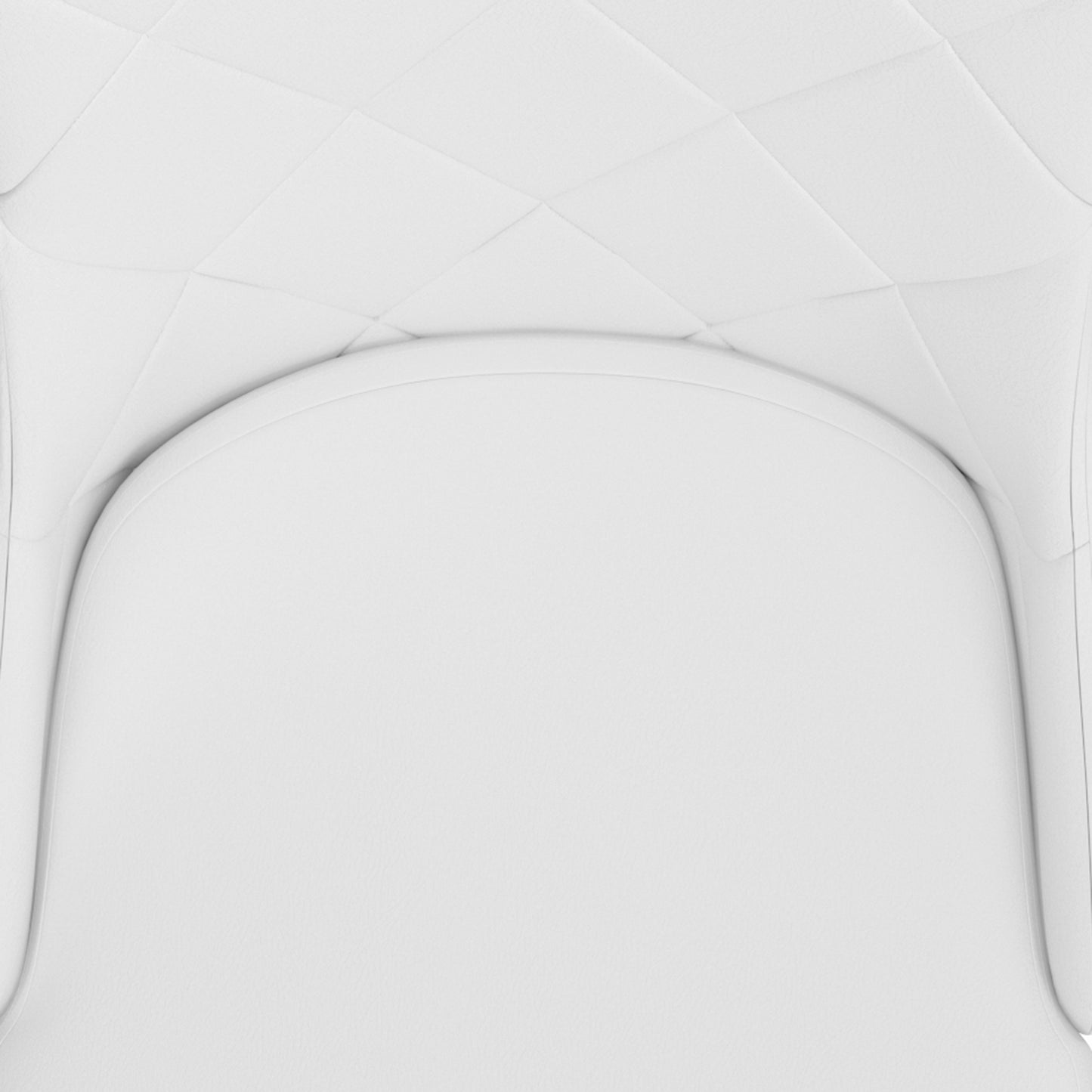 Devo Side Chair in White and Chrome (Each)