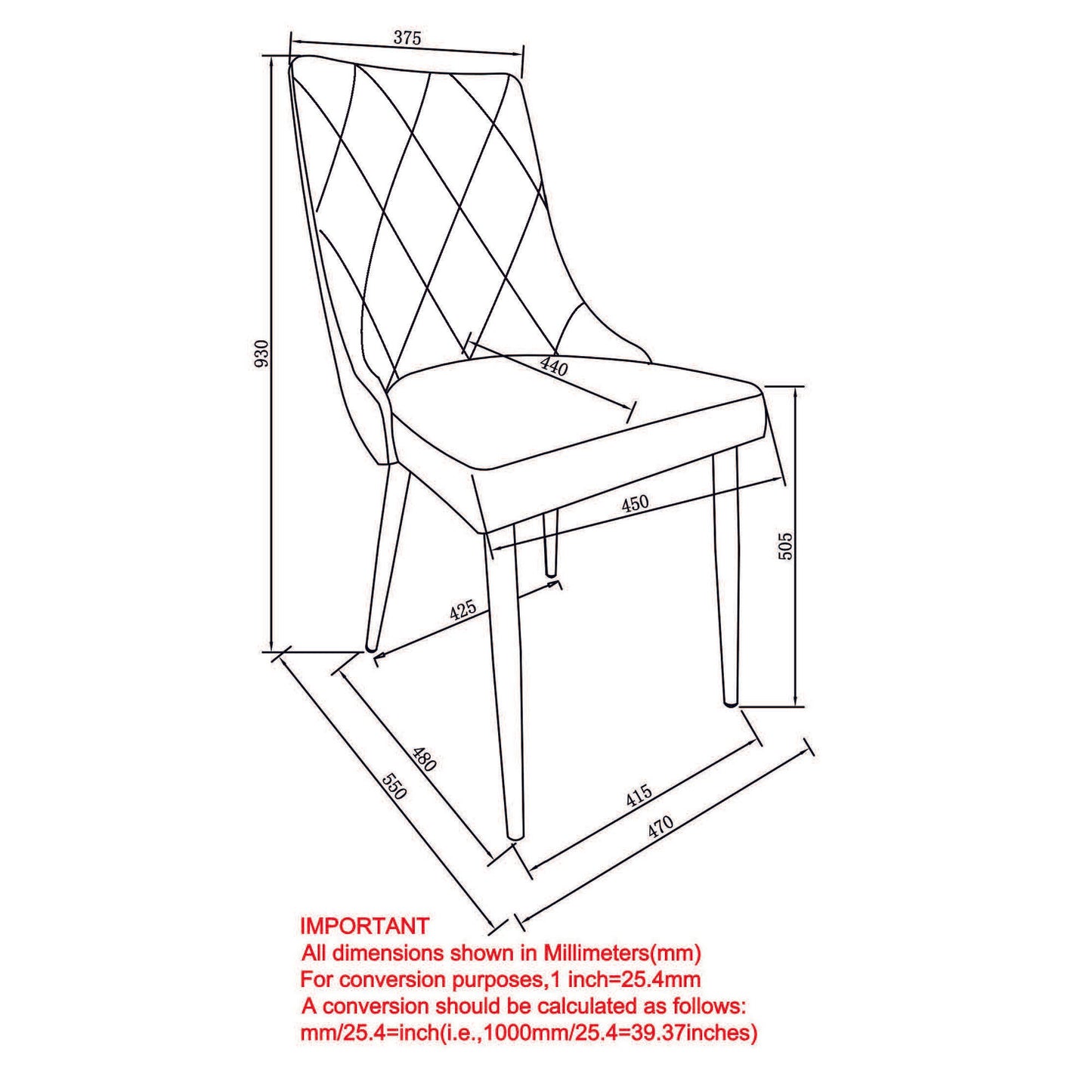 Devo Side Chair in White and Chrome (Each)