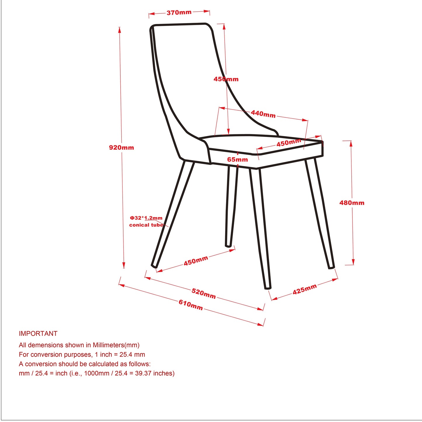 Cora Fabric Side Chair in Grey and Walnut (Each)