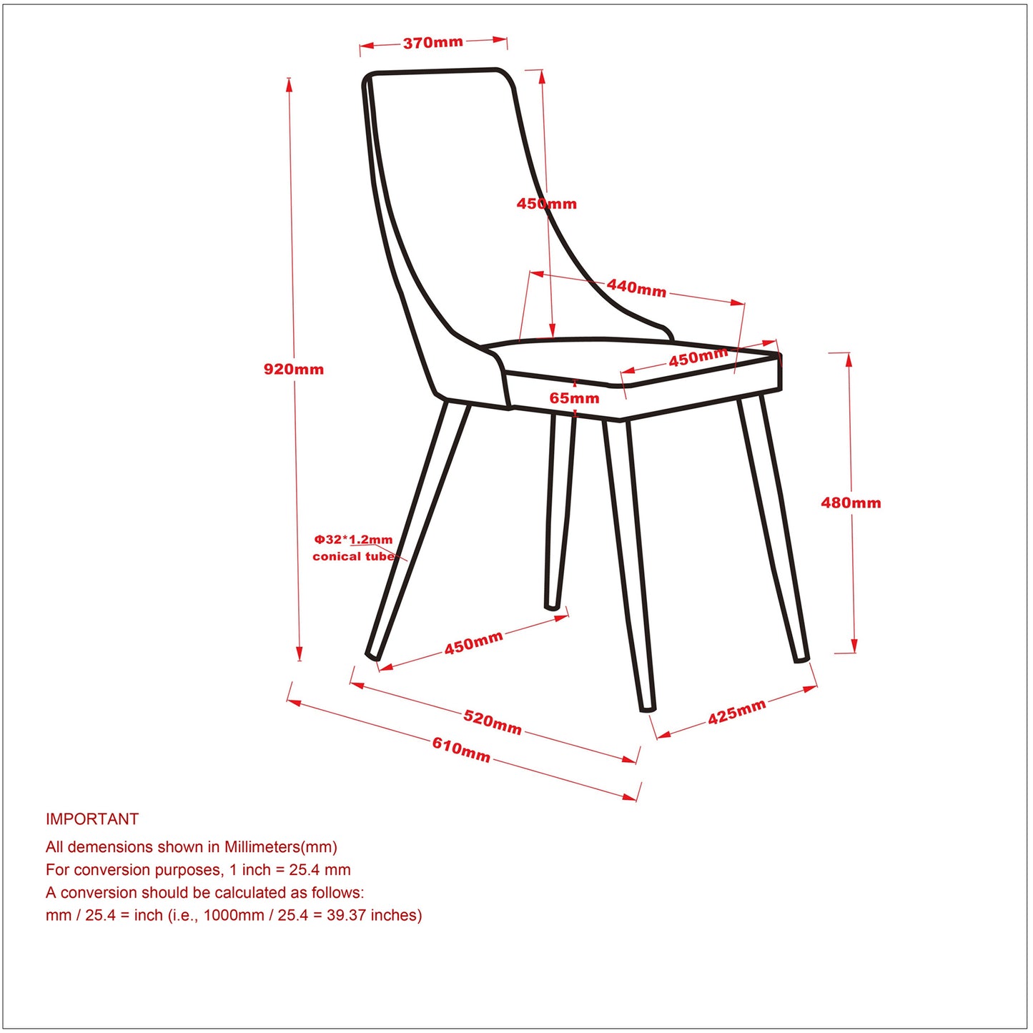 Cora Faux Leather Side Chair in Light Grey and Walnut (Each)
