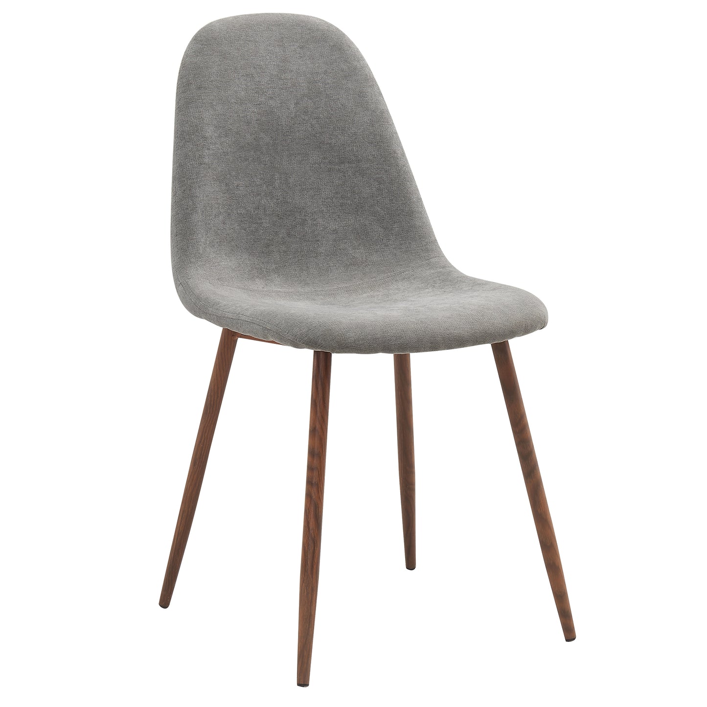 Lyna Side Chair in Grey and Walnut (Each)