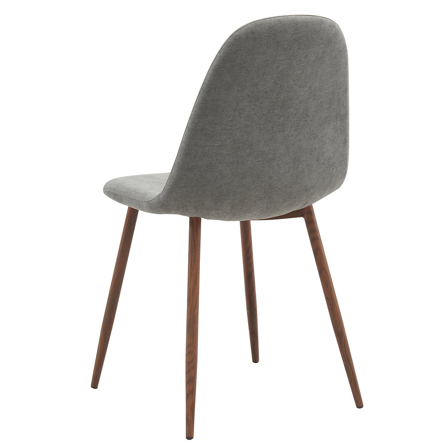 Lyna Side Chair in Grey and Walnut (Each)