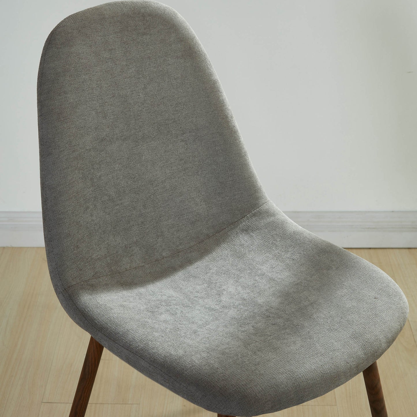 Lyna Side Chair in Grey and Walnut (Each)