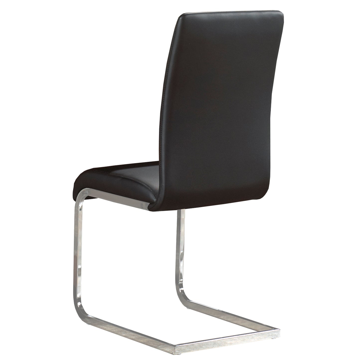 Maxim Side Chair in Black and Chrome (Each)