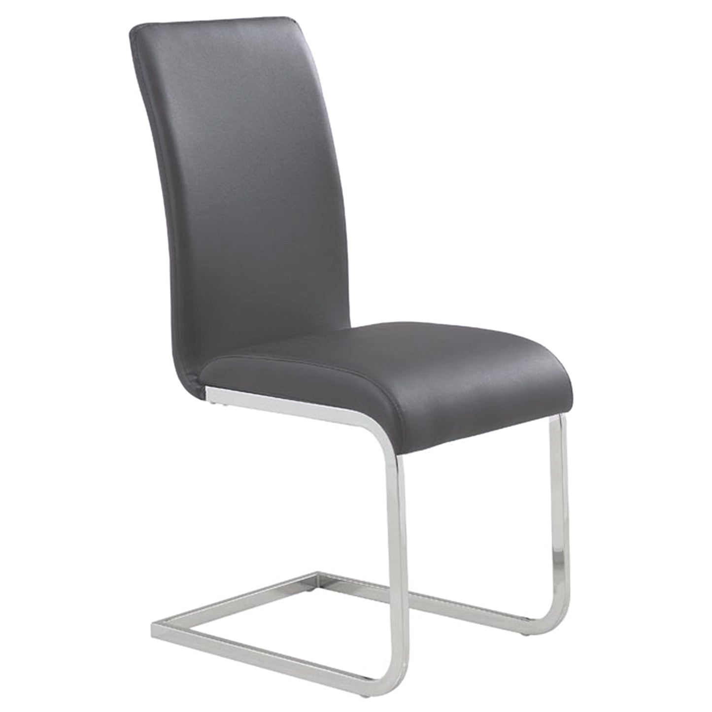 Maxim Side Chair in Grey and Chrome (Each)