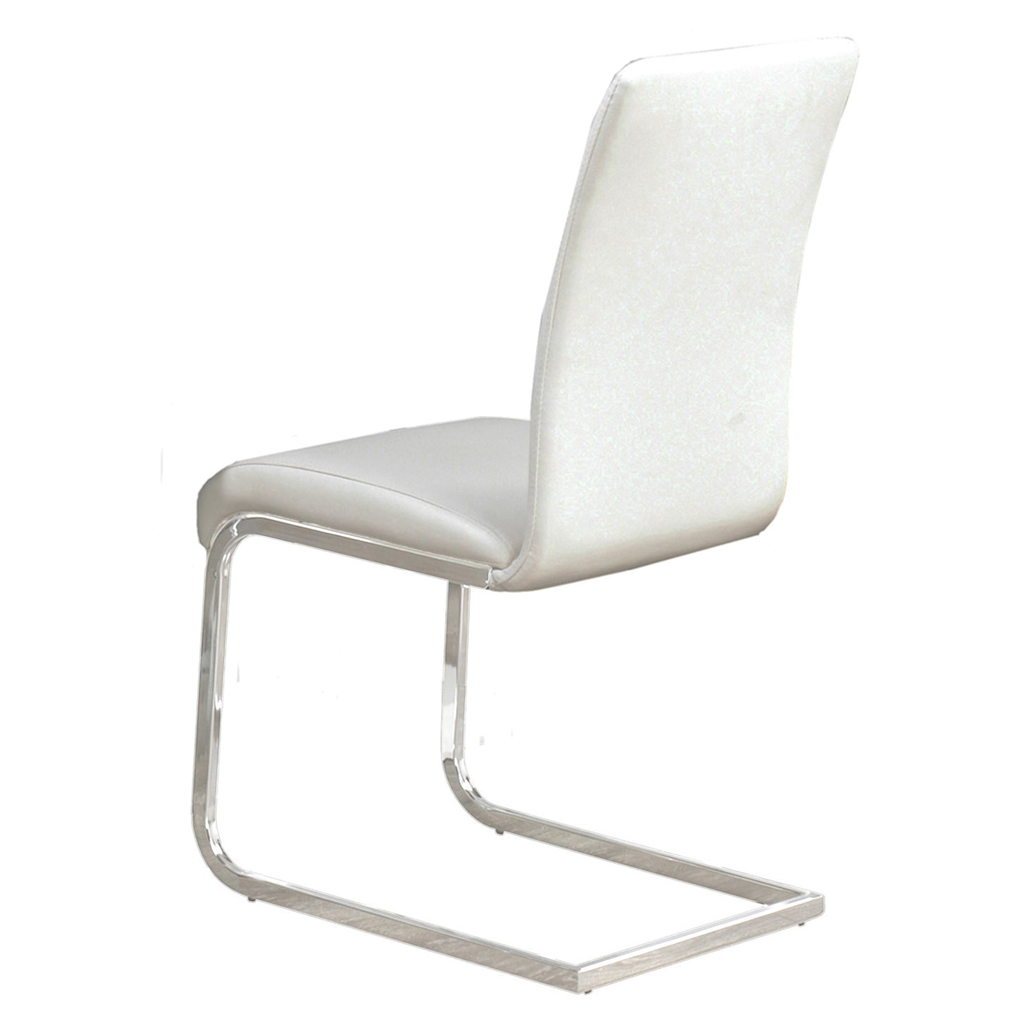 Maxim Side Chair in White and Chrome (Each)