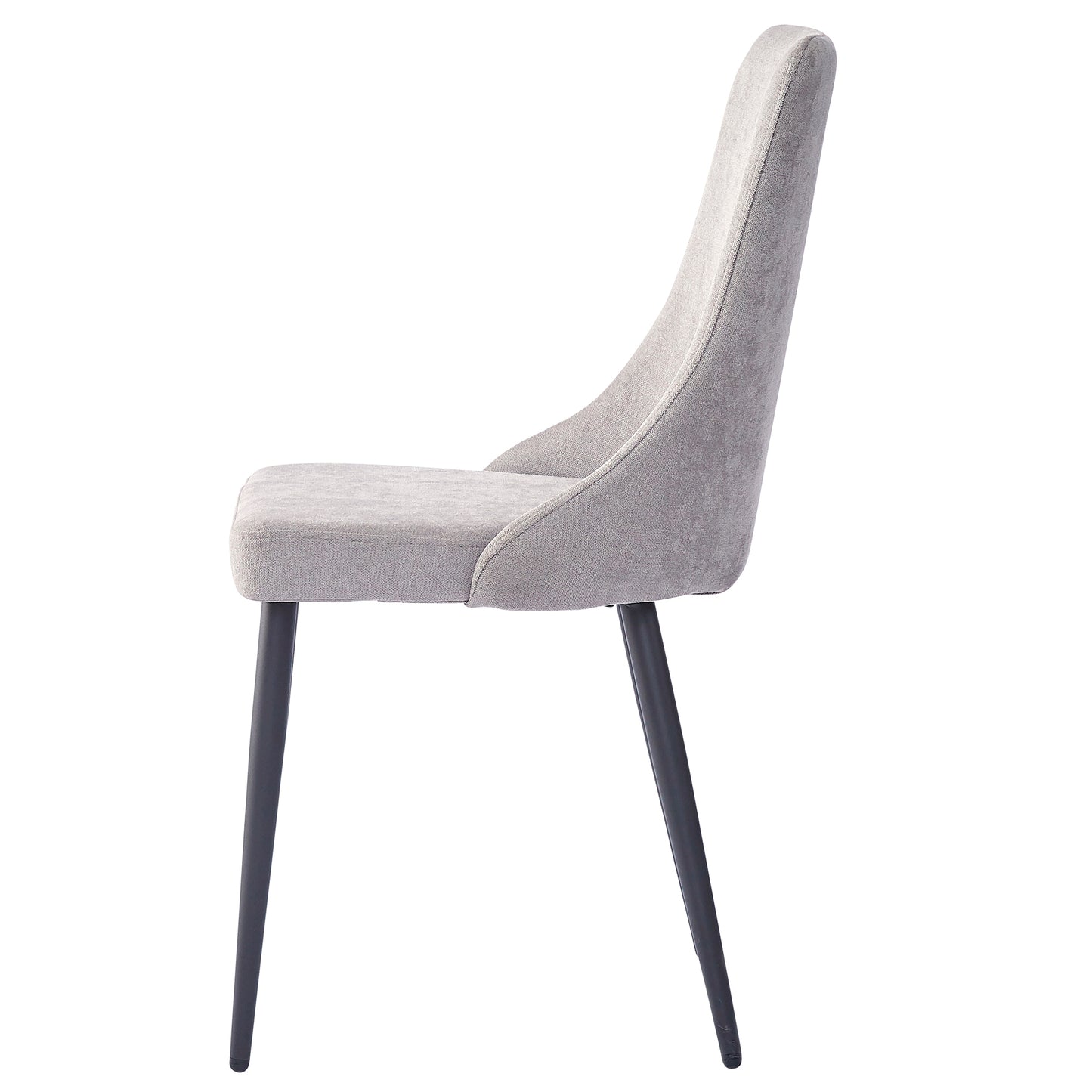 Venice Side Chair in Grey and Black (Each)