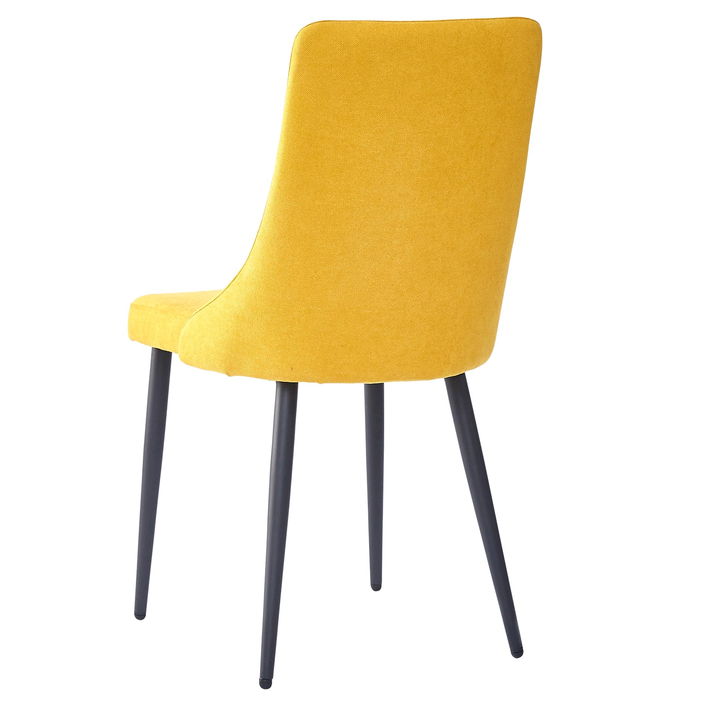 Venice Side Chair in Mustard and Black (Each)
