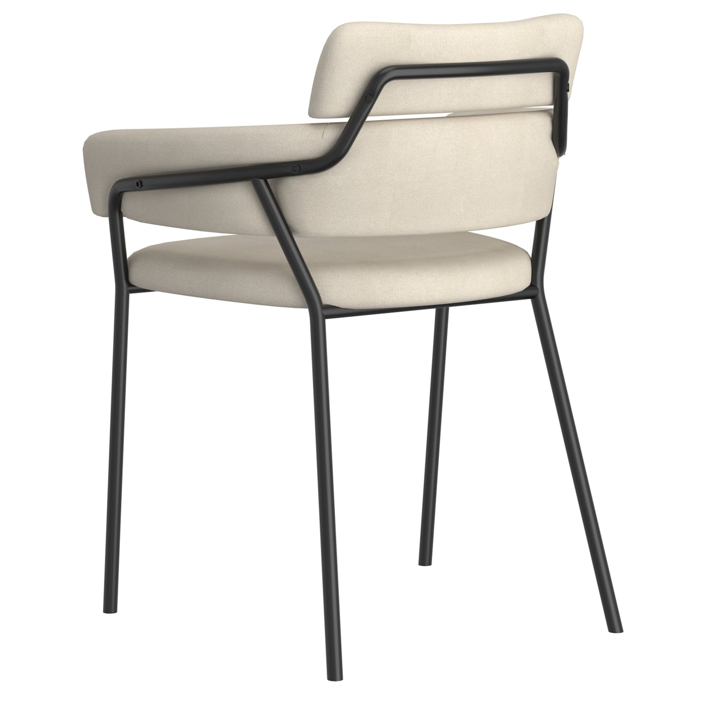 Axel Side Chair in Beige and Black (Each)