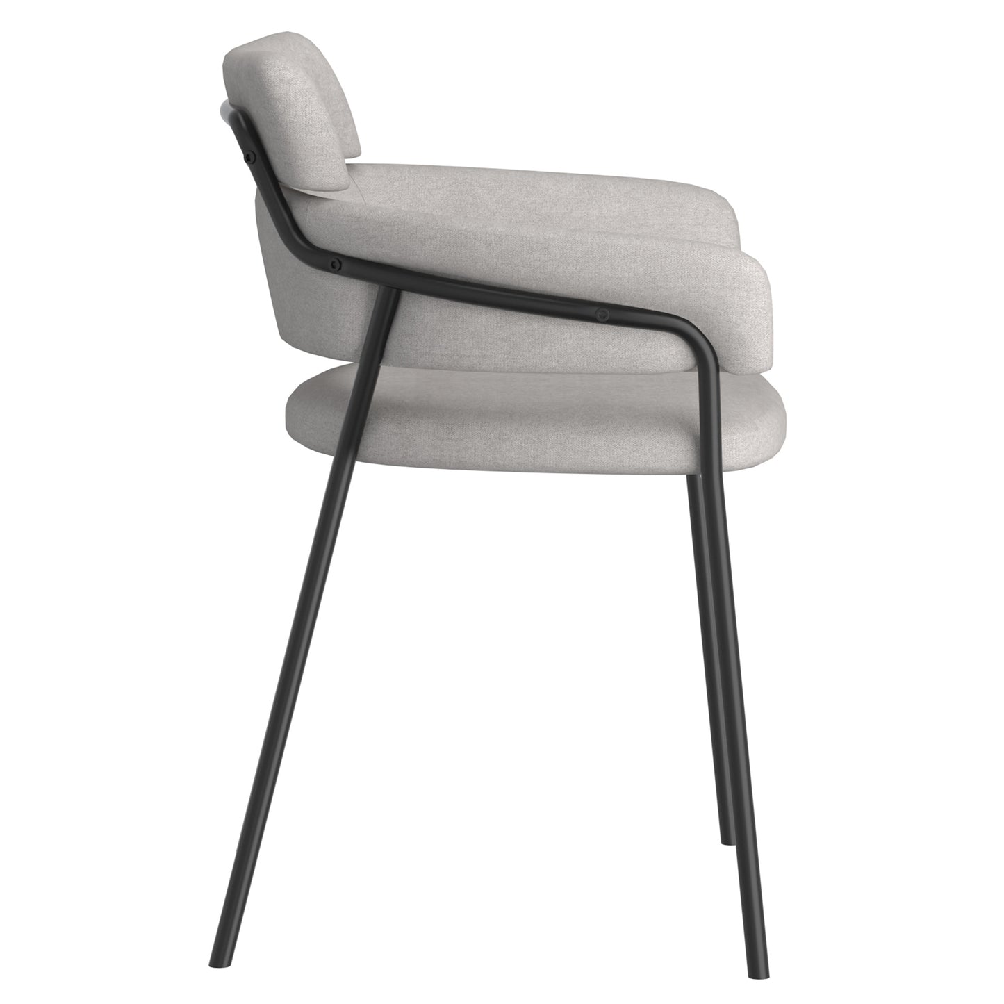Axel Side Chair Grey and Black (Each)