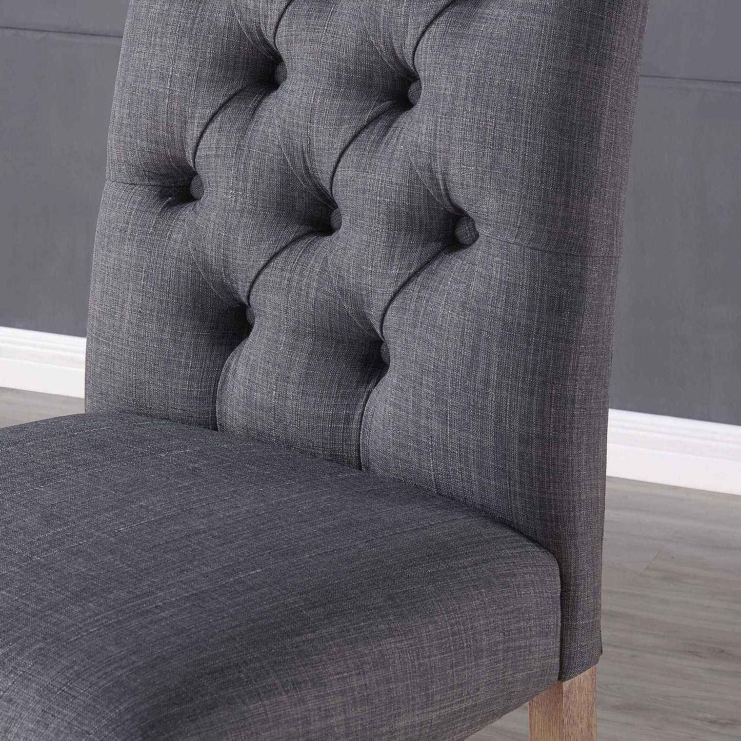 Lucian 26" Counter Stool, Set of 2 in Grey and Washed Grey