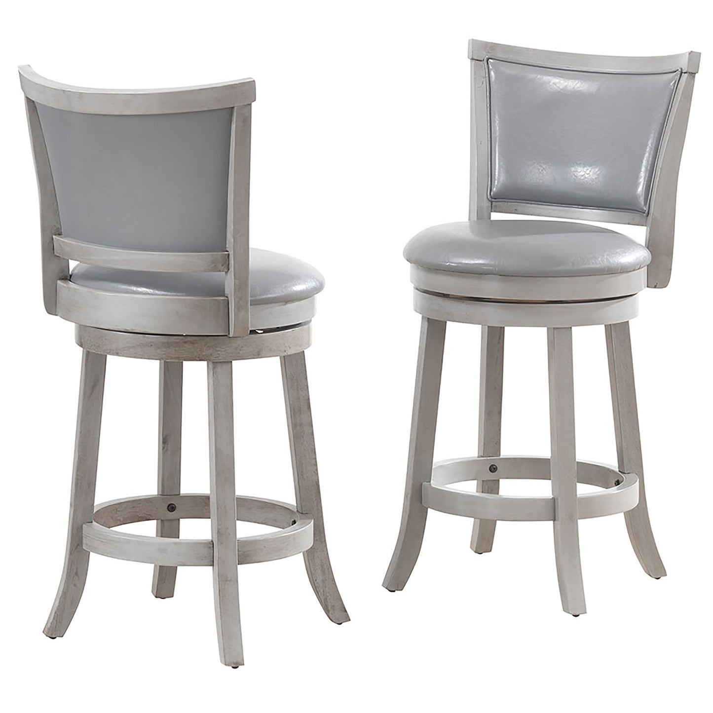 Rowan 26" Counter Stool, Set of 2 in Grey