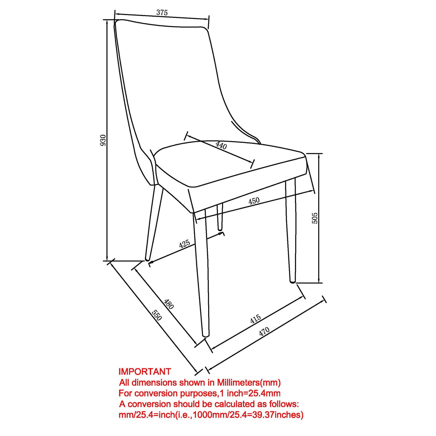 Ensemble de salle à manger Abbot/Venice en noir avec chaise moutarde (table + 4 chaises)