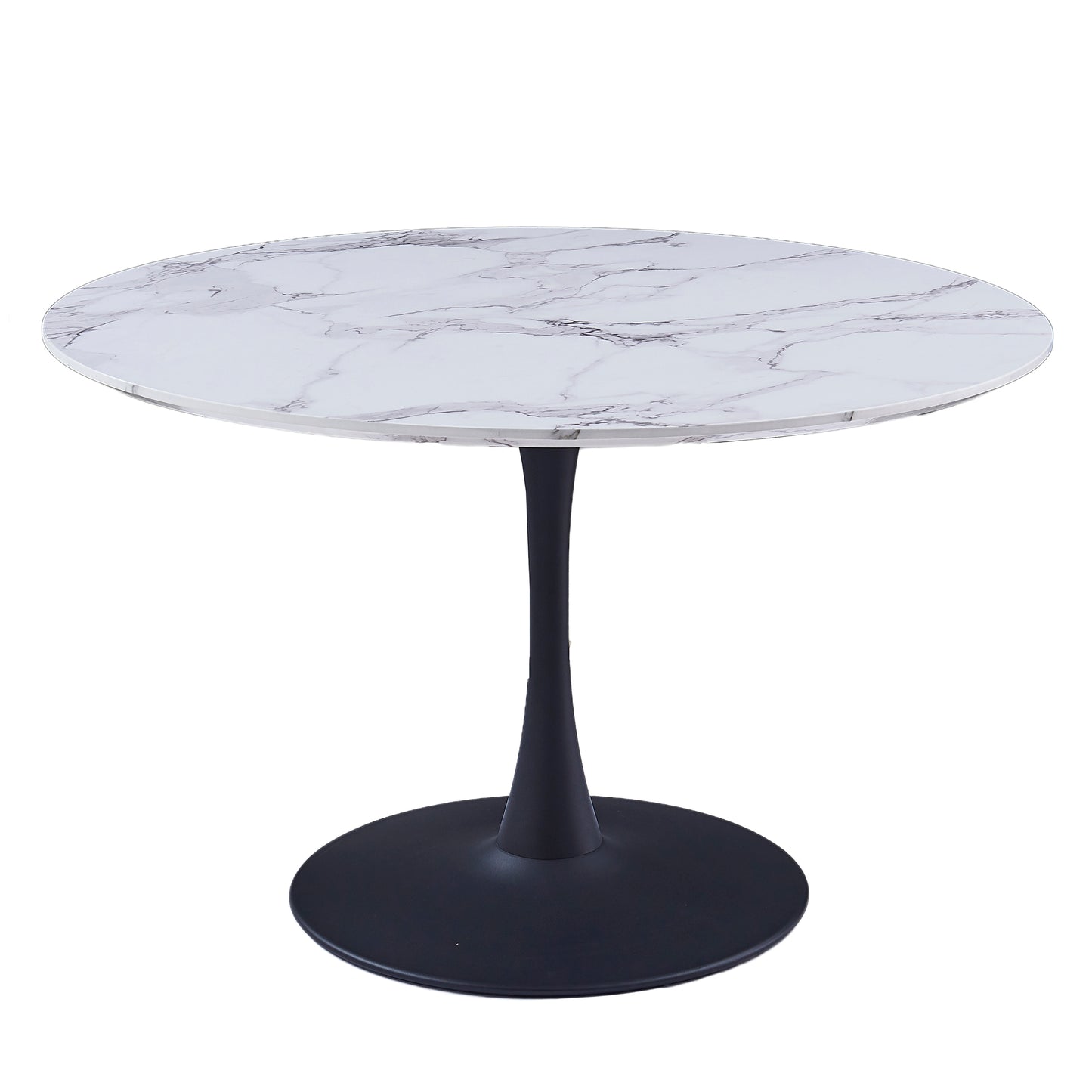 Zilo/Axel Large Dining Set in Black with Grey Chair (Table + 6 Chairs)