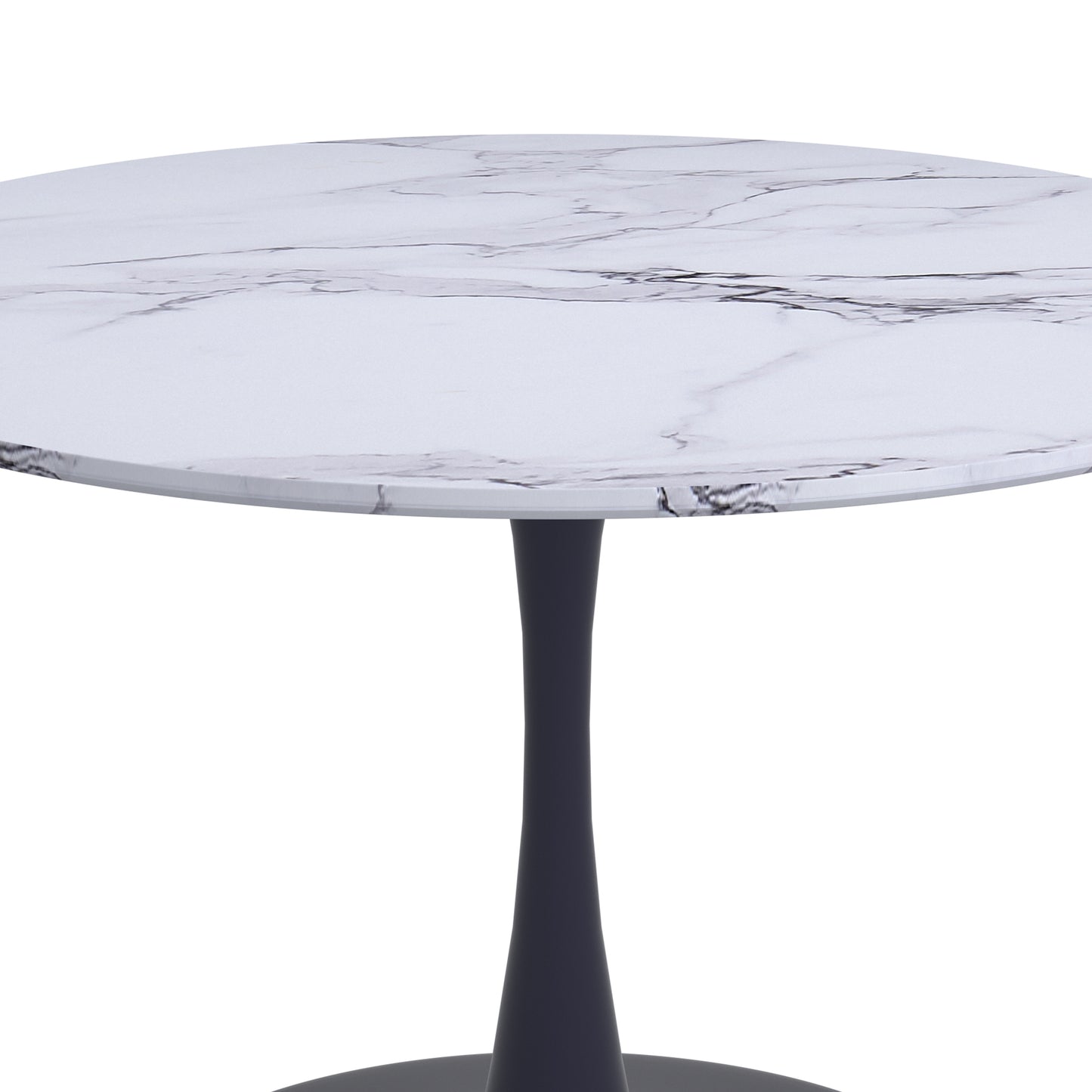 Zilo/Axel Large Dining Set in Black with Grey Chair (Table + 6 Chairs)