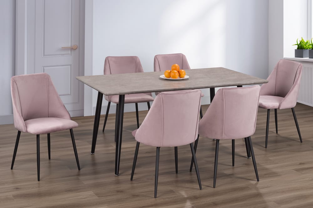 ENSEMBLE DE SALLE À MANGER (Table + 6 chaises)