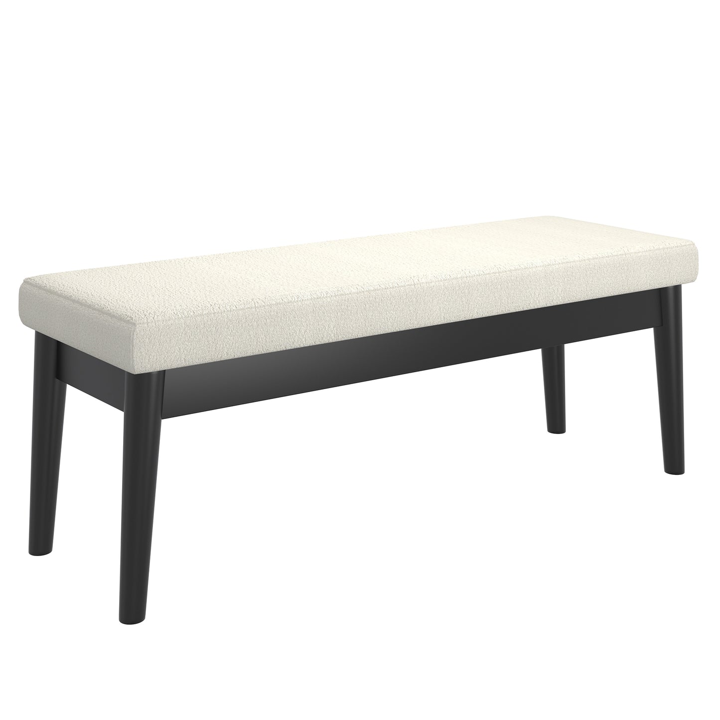 Pebble Bench in Cream and Black