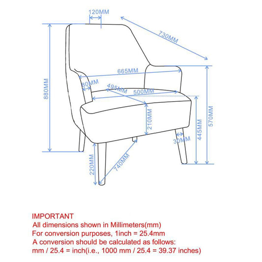 Fauteuil d'appoint Zoey - WW