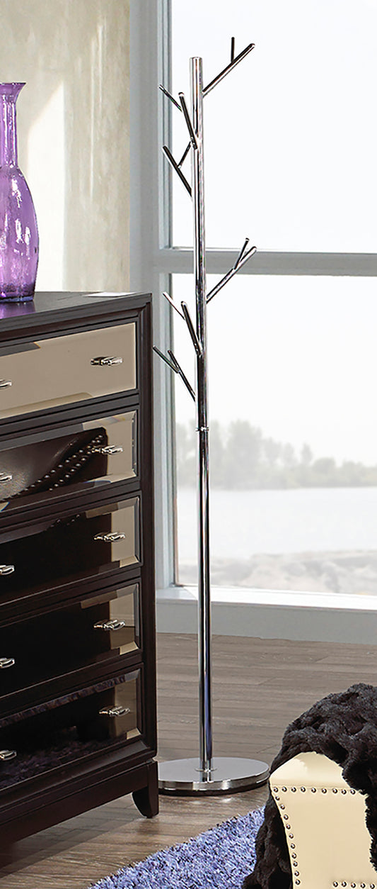 Orin Coat Rack in Chrome