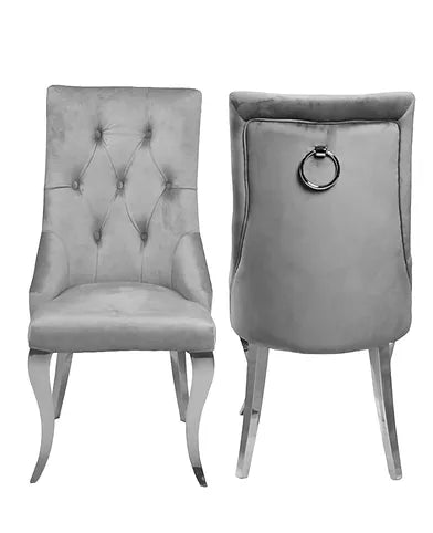Lilly Light Grey Dining Chairs (Each)