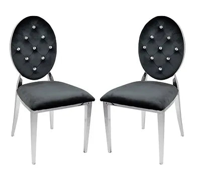 Diamond Black Dining Chairs (Each)