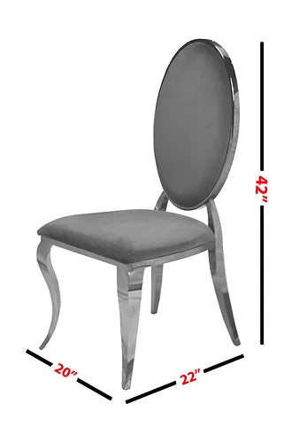 Bronx Grey Dining Chairs (Each)