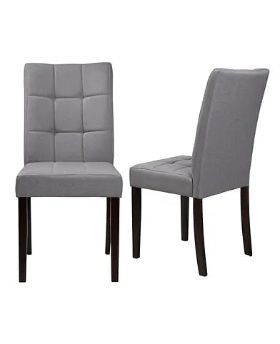 Clare Chair Light Grey (Set Of 2)