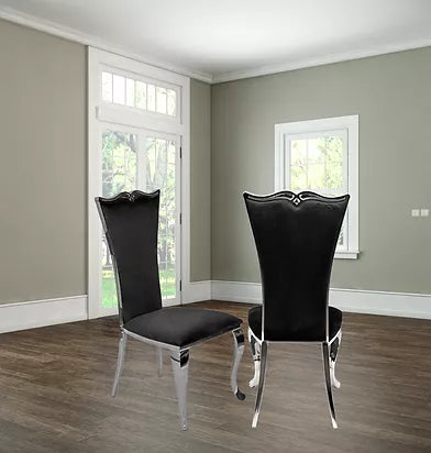 Chaise de salle à manger noire Riley (chacune)