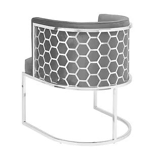 Nid d'abeille gris clair