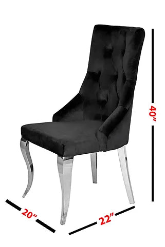 Lilly Black Dining Chair (Each)